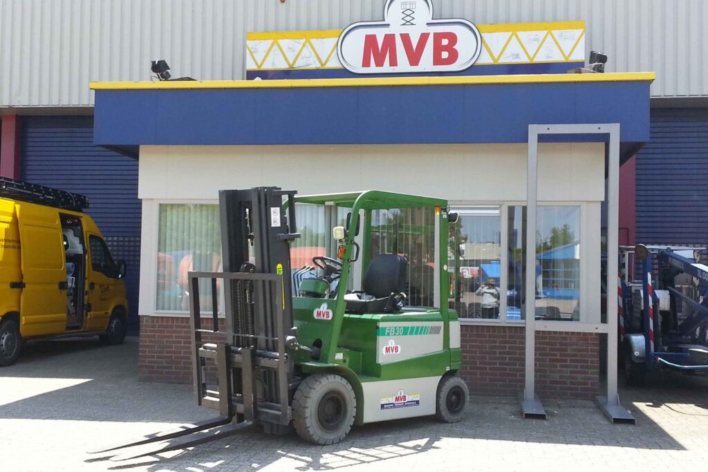 Heftruk met LPG motor