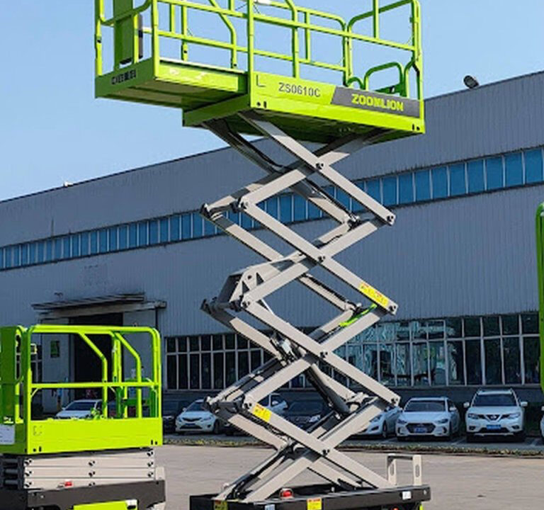 elektrische schaarhoogwerker rupsbanden